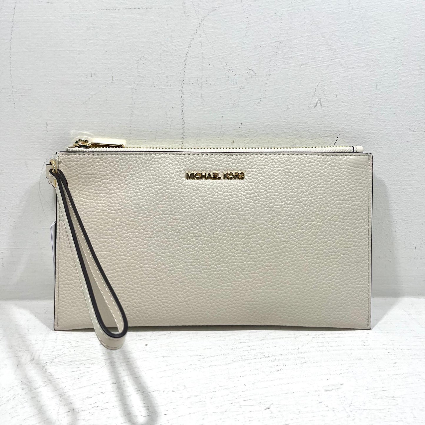 Michael Kors Jet Set Travel Wristlet LG - Cream