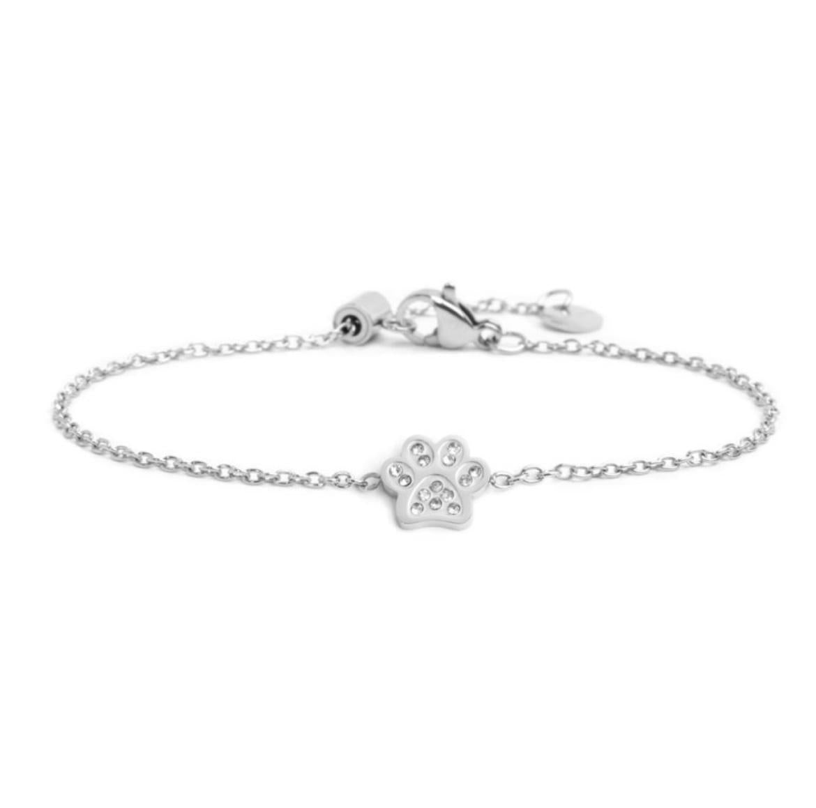 Bracciale zampina con cristalli