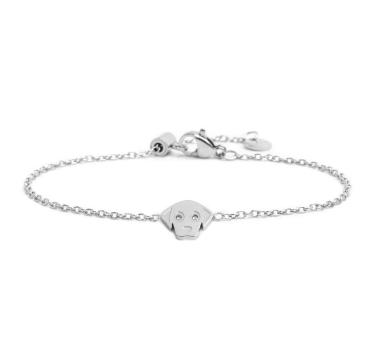 Bracciale cane con cristalli