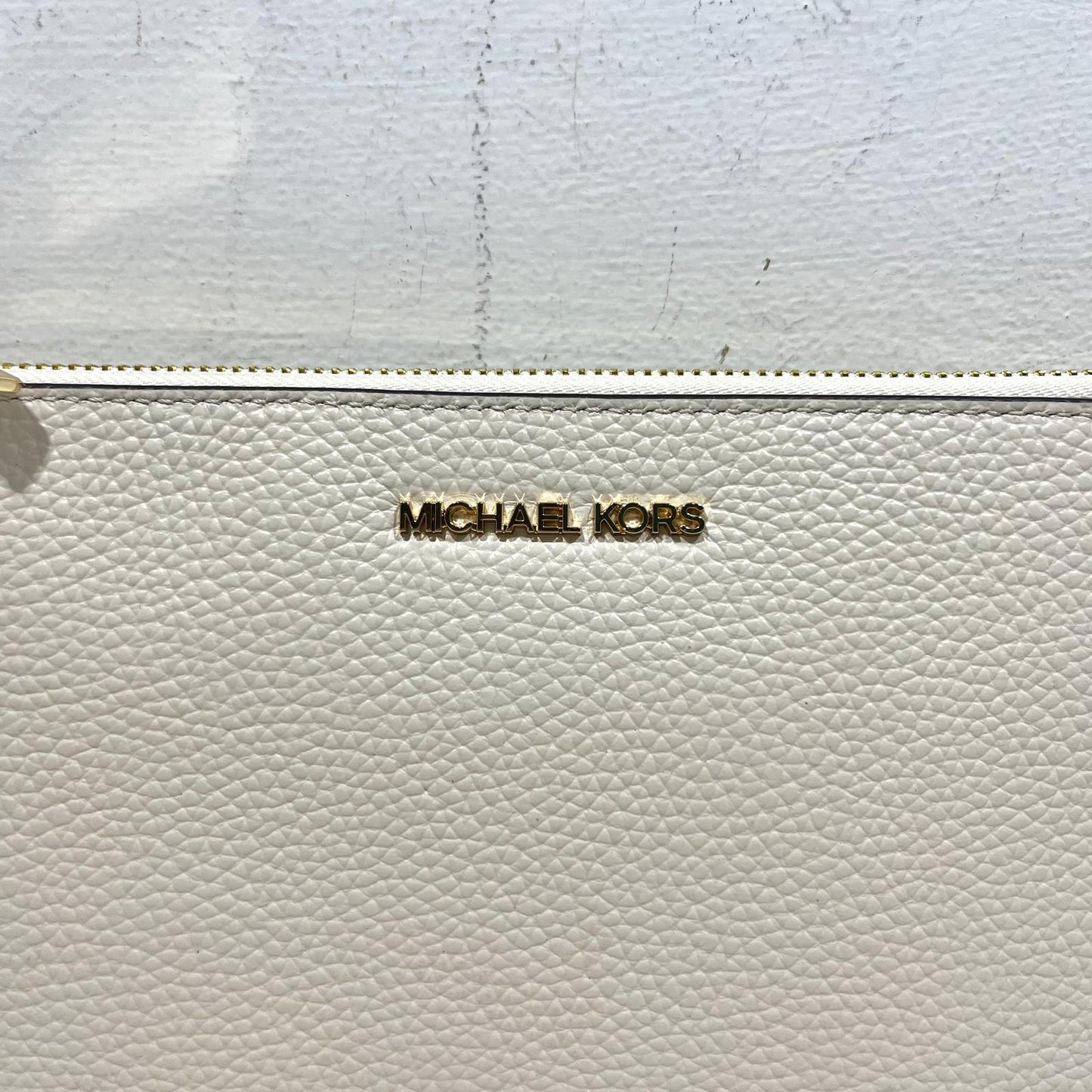 Michael Kors Jet Set Travel Wristlet LG - Cream