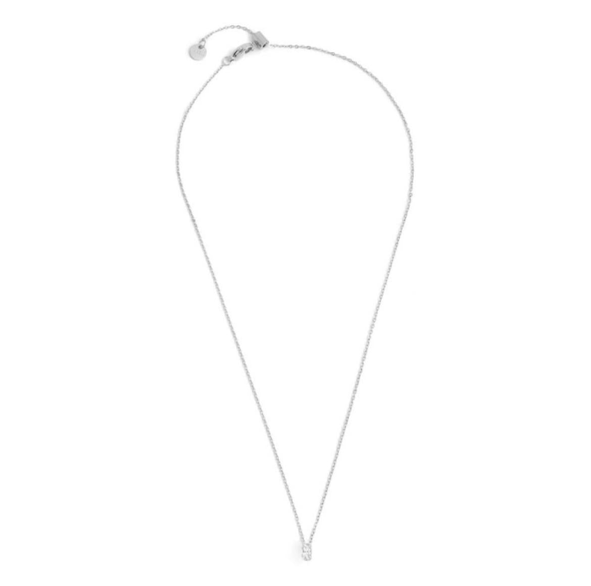 Collana con zircone baguette