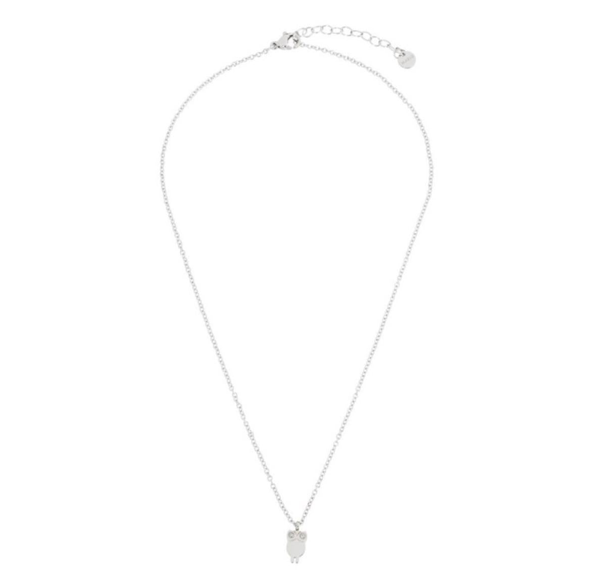 Collana gufo con cristalli