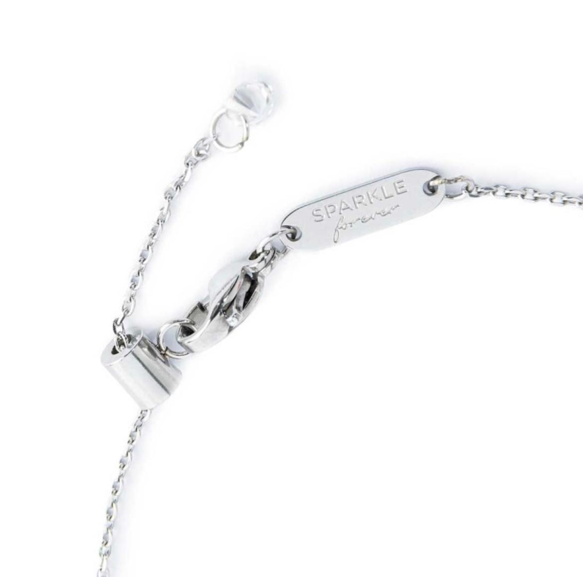 Bracciale cerchio con zirconi bianchi