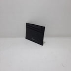 Portacarte in pelle martellata - Black