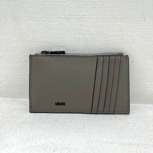Portacarte con zip in pelle ruvida - Vari colori