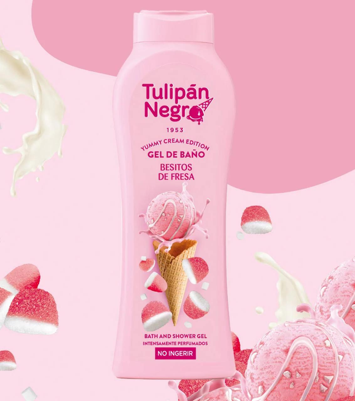 Tulipán Negro - Bagnoschiuma Besitos de Fresa