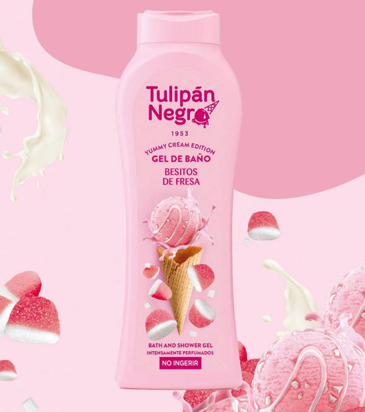 Tulipán Negro - Bagnoschiuma Besitos de Fresa