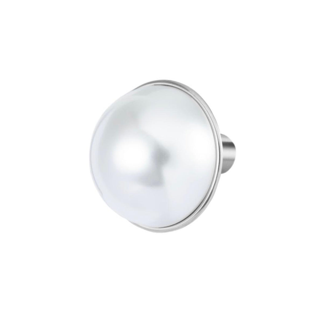 Orecchino lobo con perla 1,5 cm