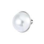 Orecchino lobo con perla 1,5 cm