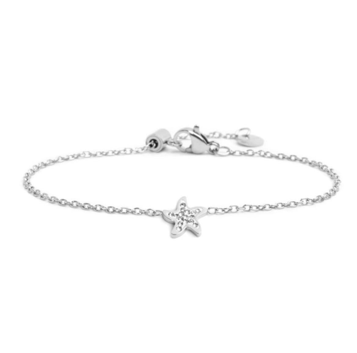 Bracciale stella marina con cristalli