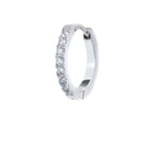 Orecchino a cerchio 1,7 cm con zirconi