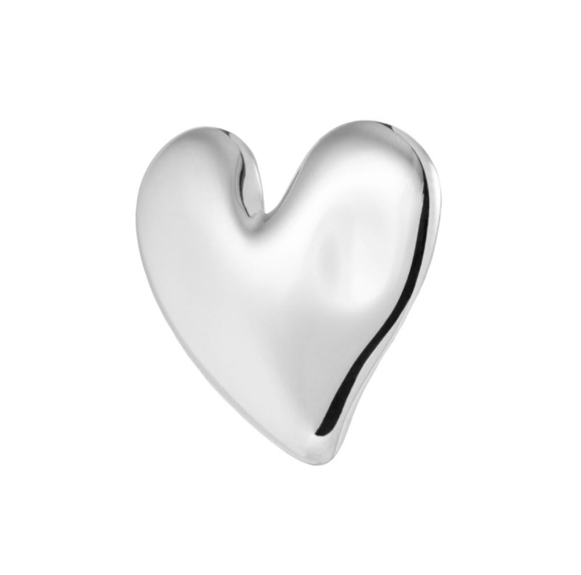 Orecchino a lobo cuore irregolare 2,1 cm