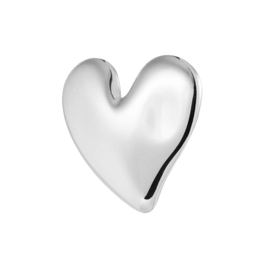 Orecchino a lobo cuore irregolare 2,1 cm