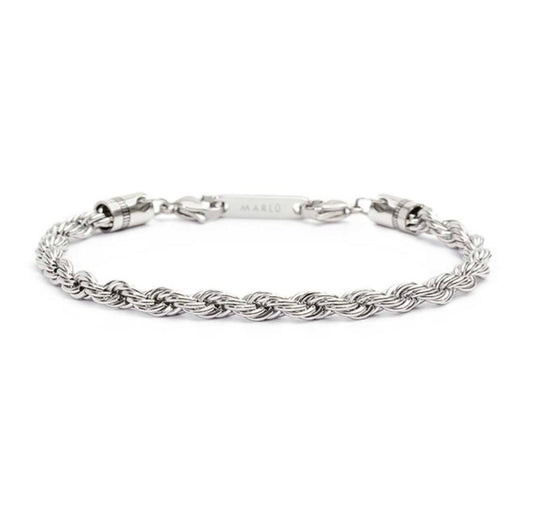 Bracciale catena corda 5 mm