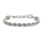 Bracciale catena corda 6,8 mm