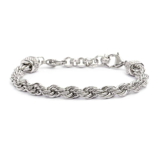 Bracciale catena corda 6,8 mm