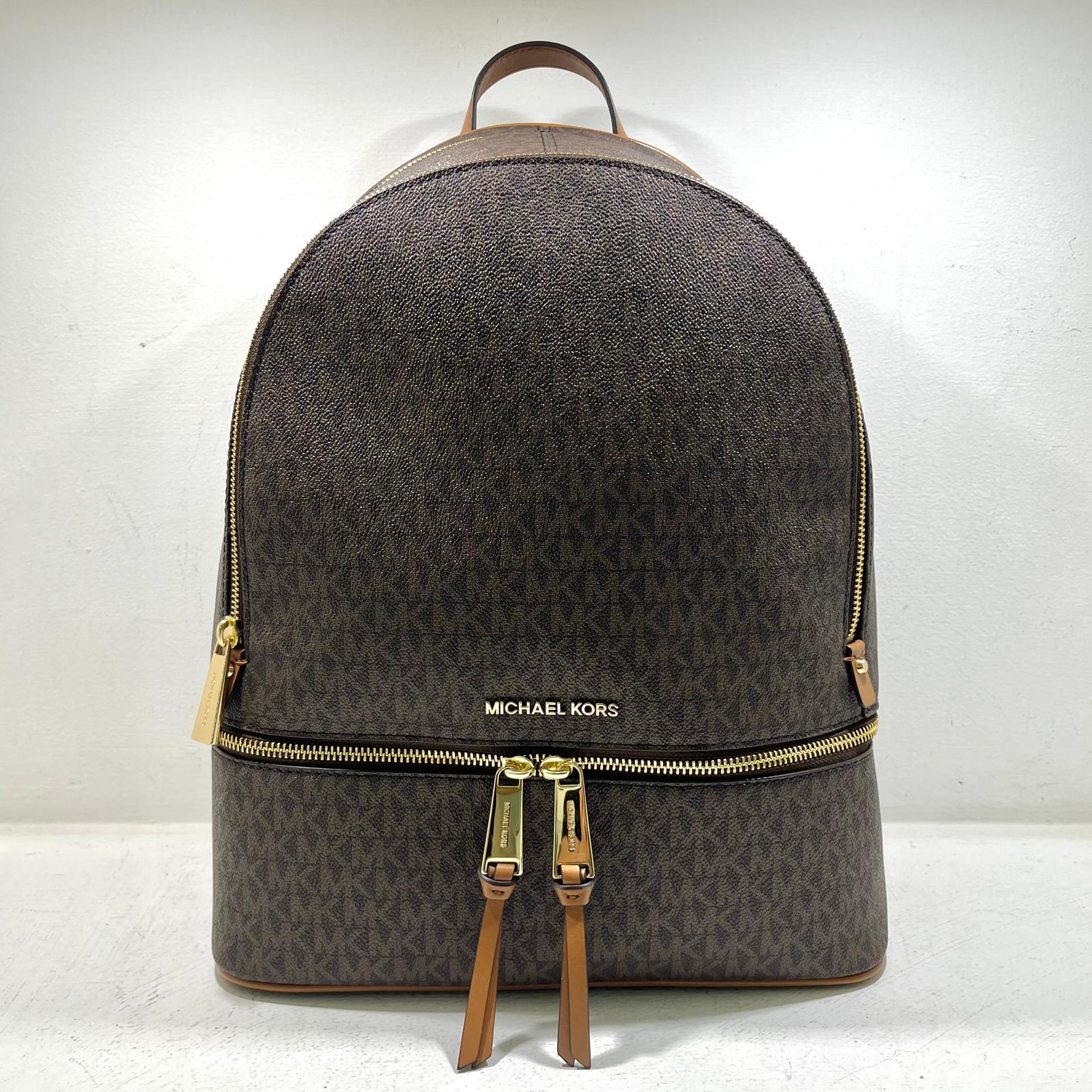Michael Kors Rhea Zip LG - Brown