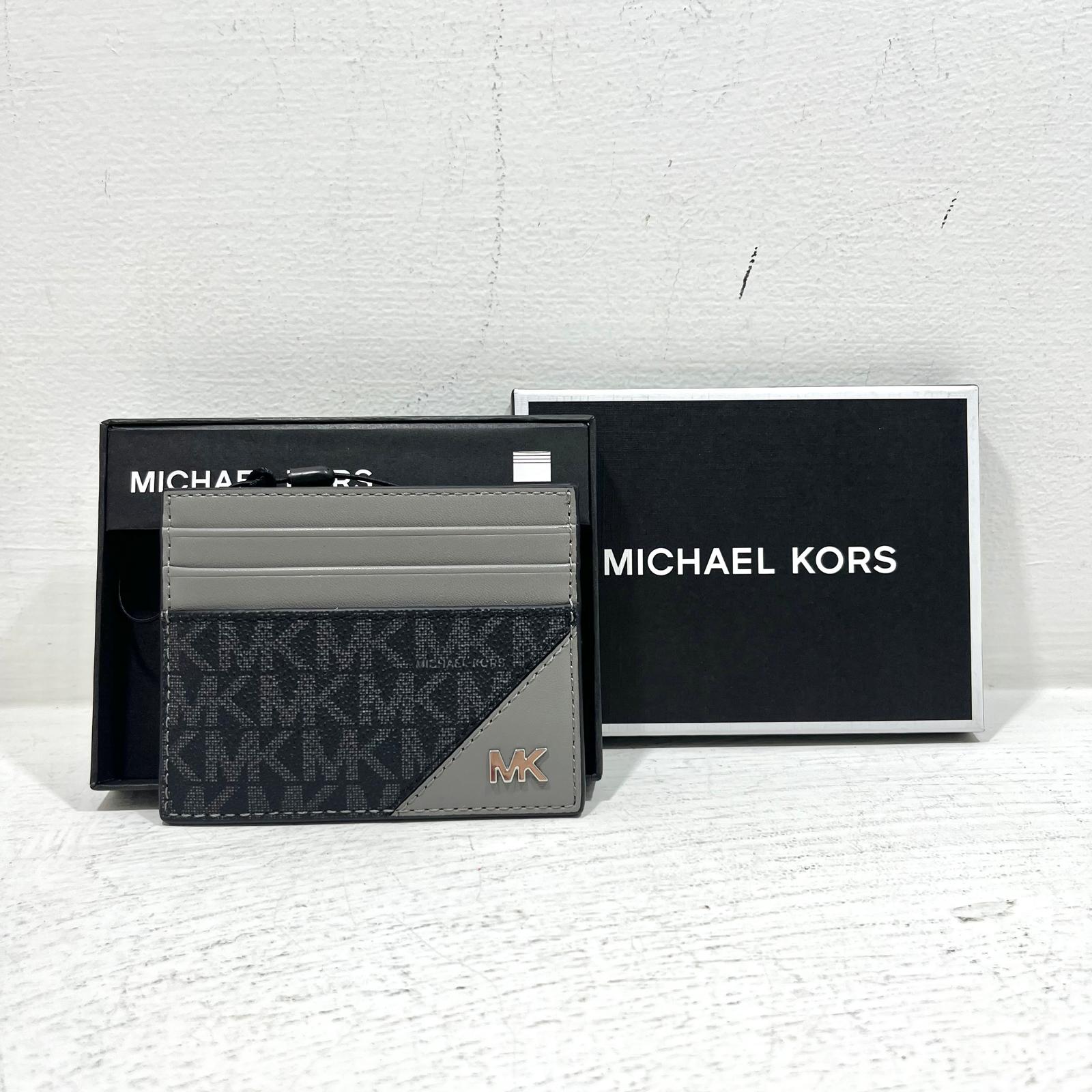 Michael Kors Portacarte - Steel Grey
