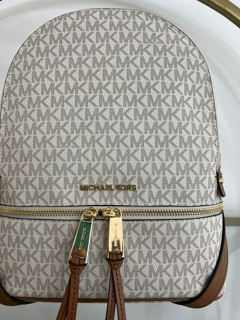 Michael Kors Rhea Zip LG - Vanilla