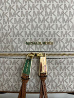 Michael Kors Rhea Zip LG - Vanilla