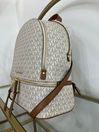 Michael Kors Rhea Zip LG - Vanilla
