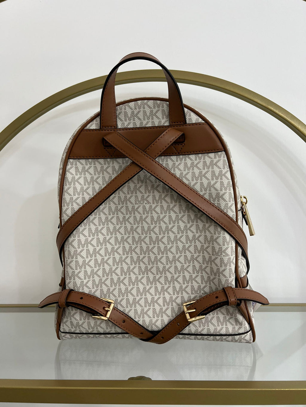 Michael Kors Rhea Zip LG - Vanilla