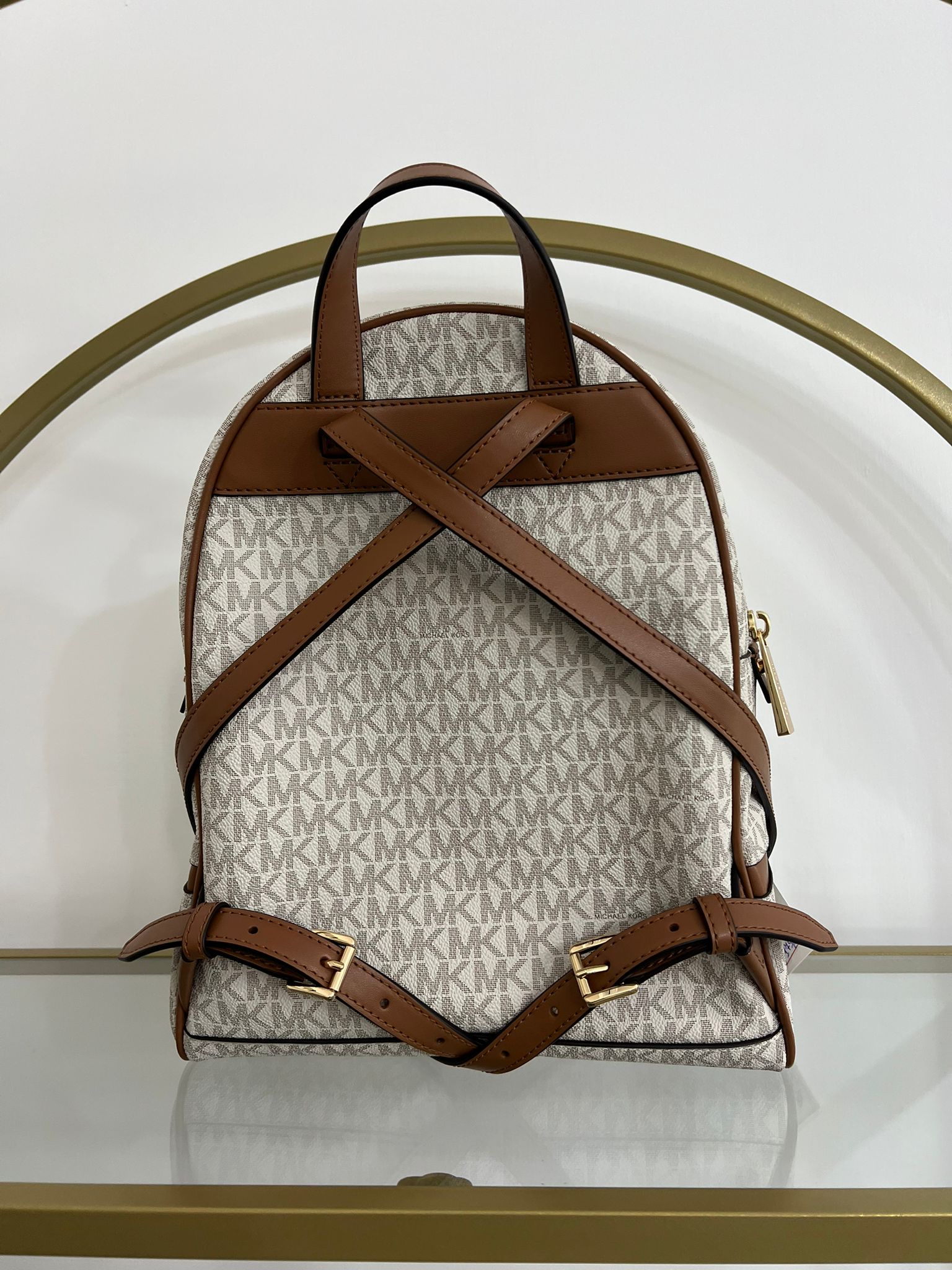 Michael Kors Rhea Zip LG - Vanilla