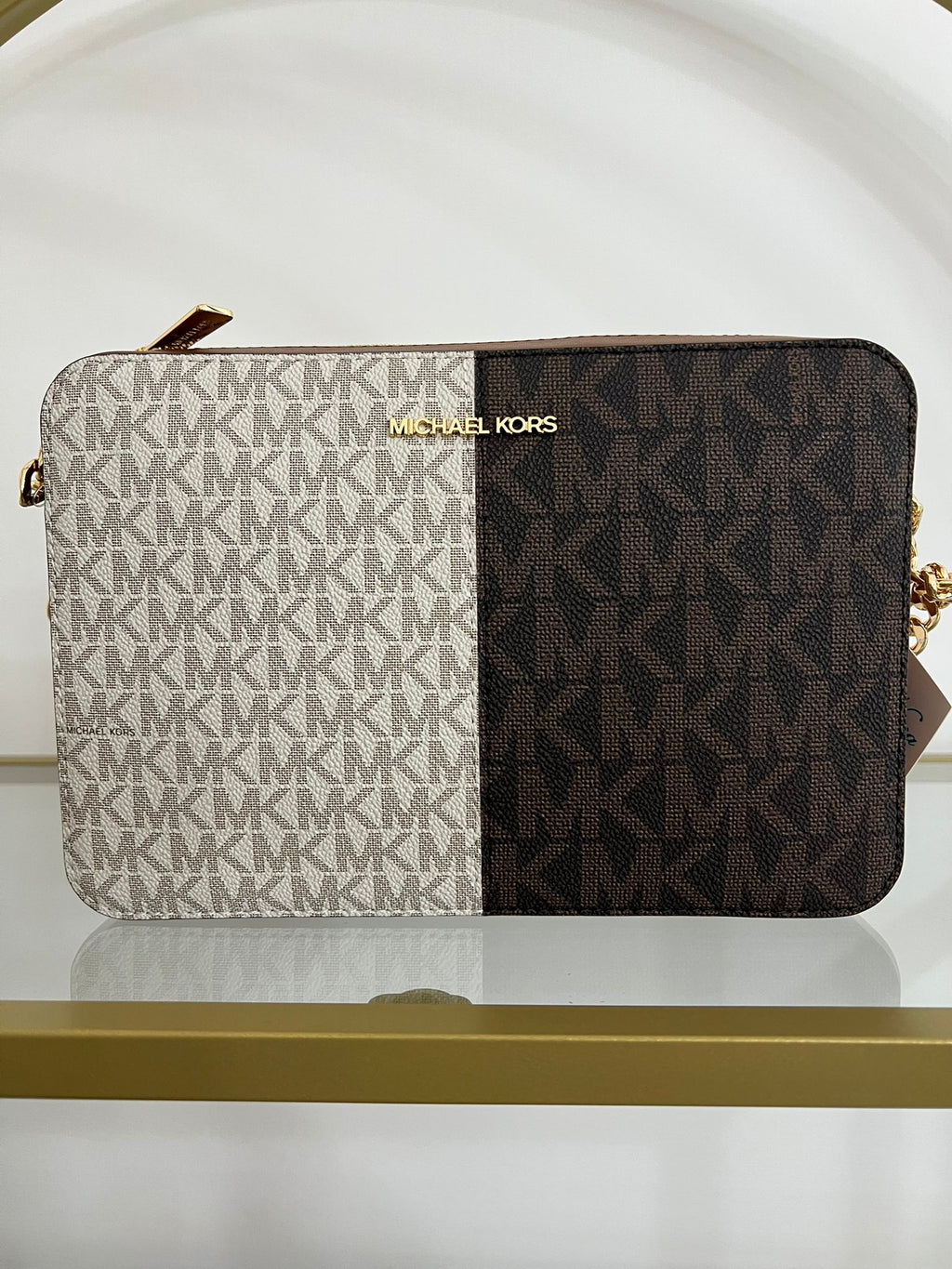 Michael Kors Jet Set Item brown multi
