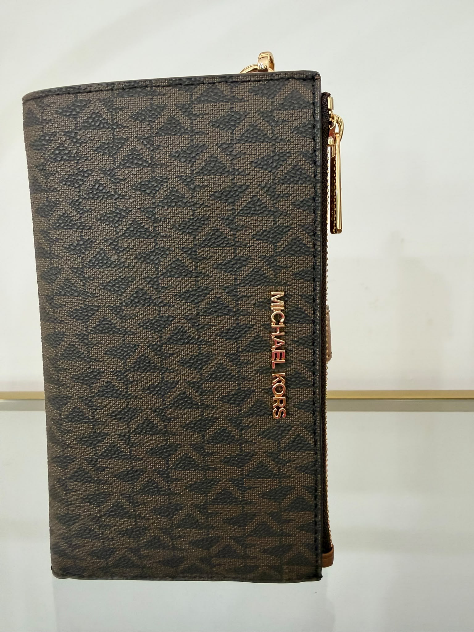 Michael Kors portafoglio Jet Set Travel Brown