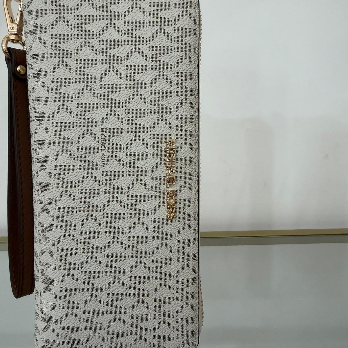 Michael Kors portafoglio Jet Set Travel Vanilla