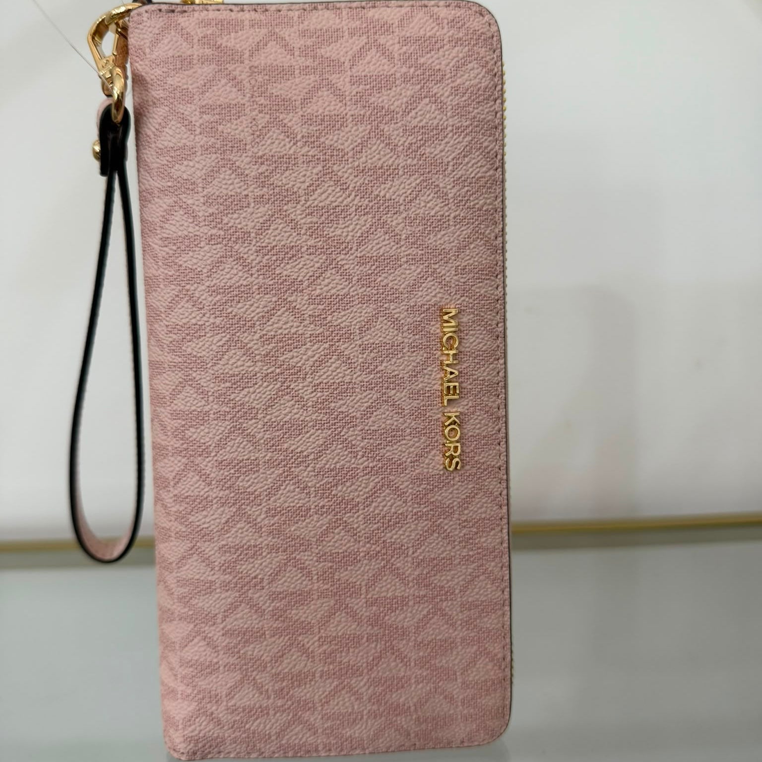 Michael Kors portafoglio Jet Set Travel Vanilla Powder Blush