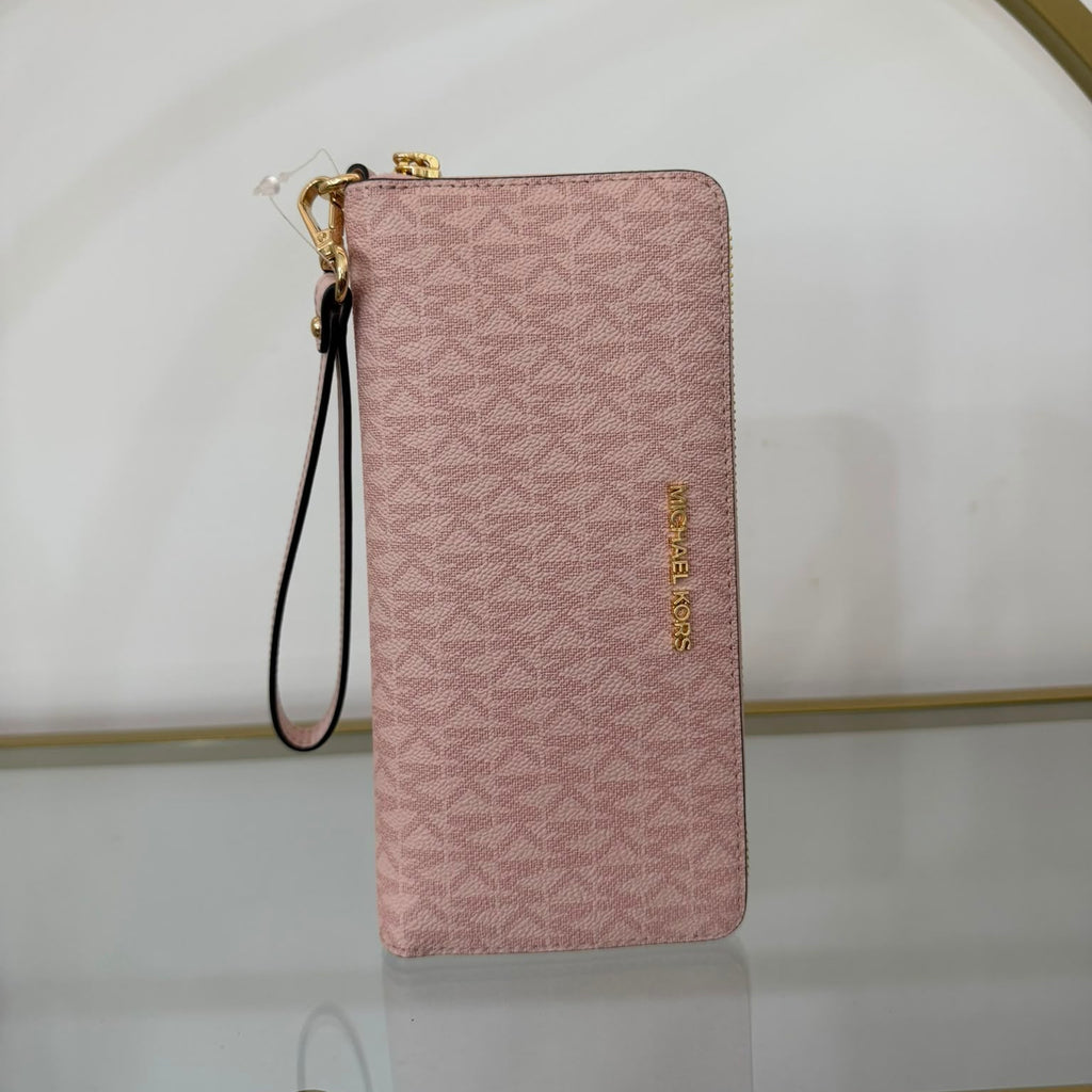 Michael Kors portafoglio Jet Set Travel Vanilla Powder Blush