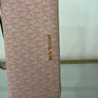 Michael Kors portafoglio Jet Set Travel Vanilla Powder Blush