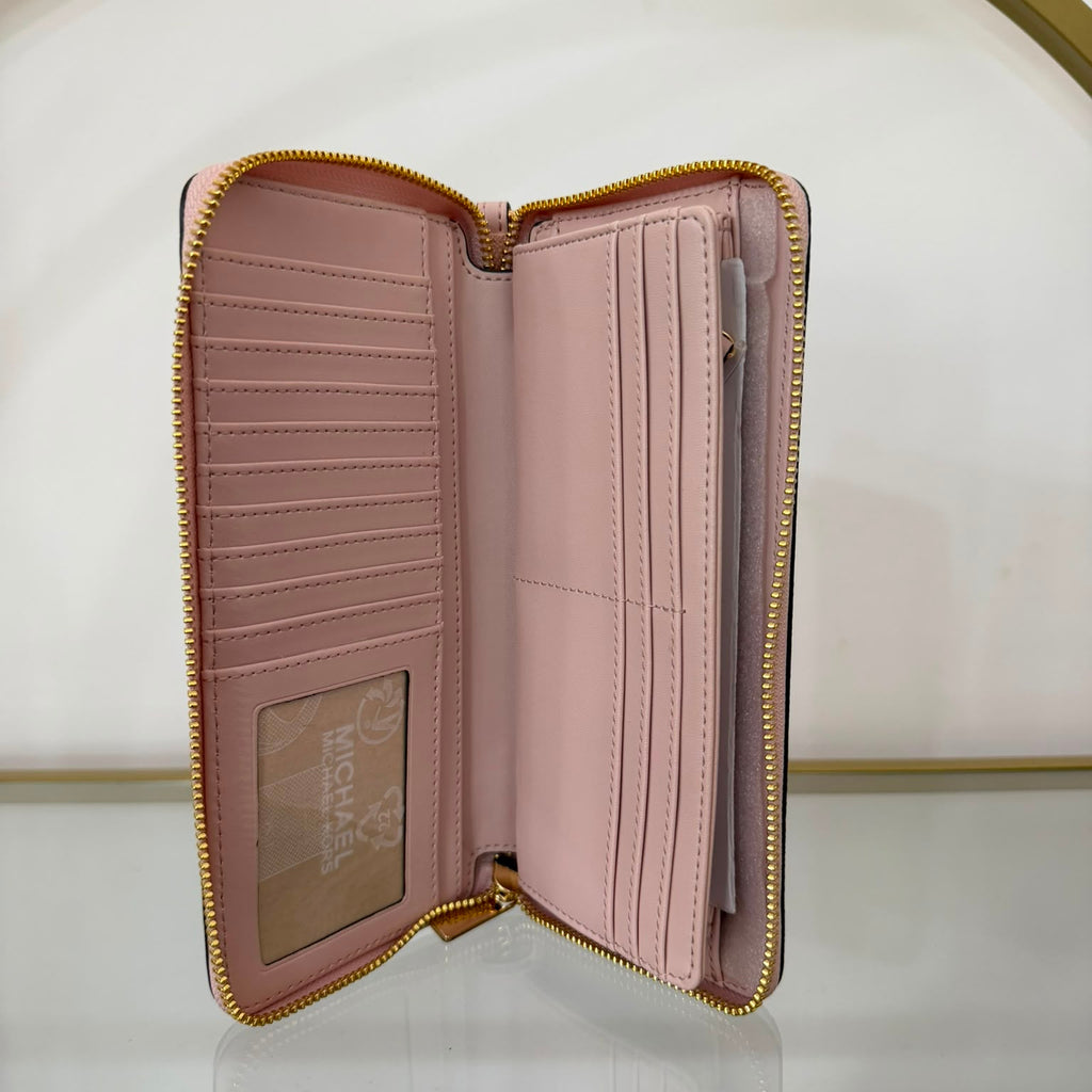 Michael Kors portafoglio Jet Set Travel Vanilla Powder Blush