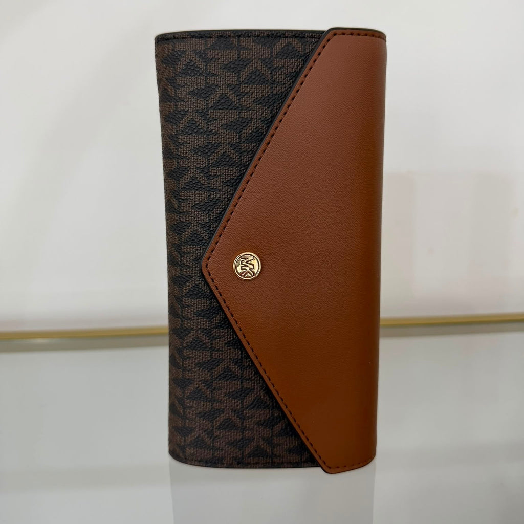 Michael Kors portafoglio Jet Set Travel Vanilla Brown