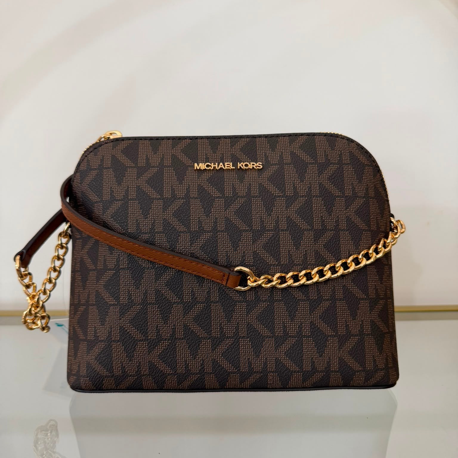 Michael Kors Cindy tracolla Brown