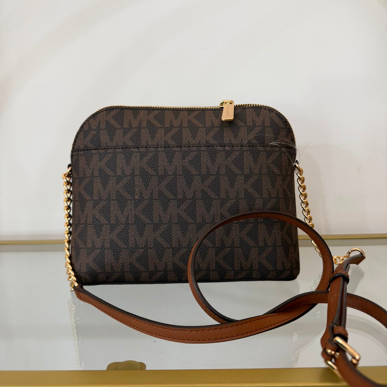 Michael Kors Cindy tracolla Brown