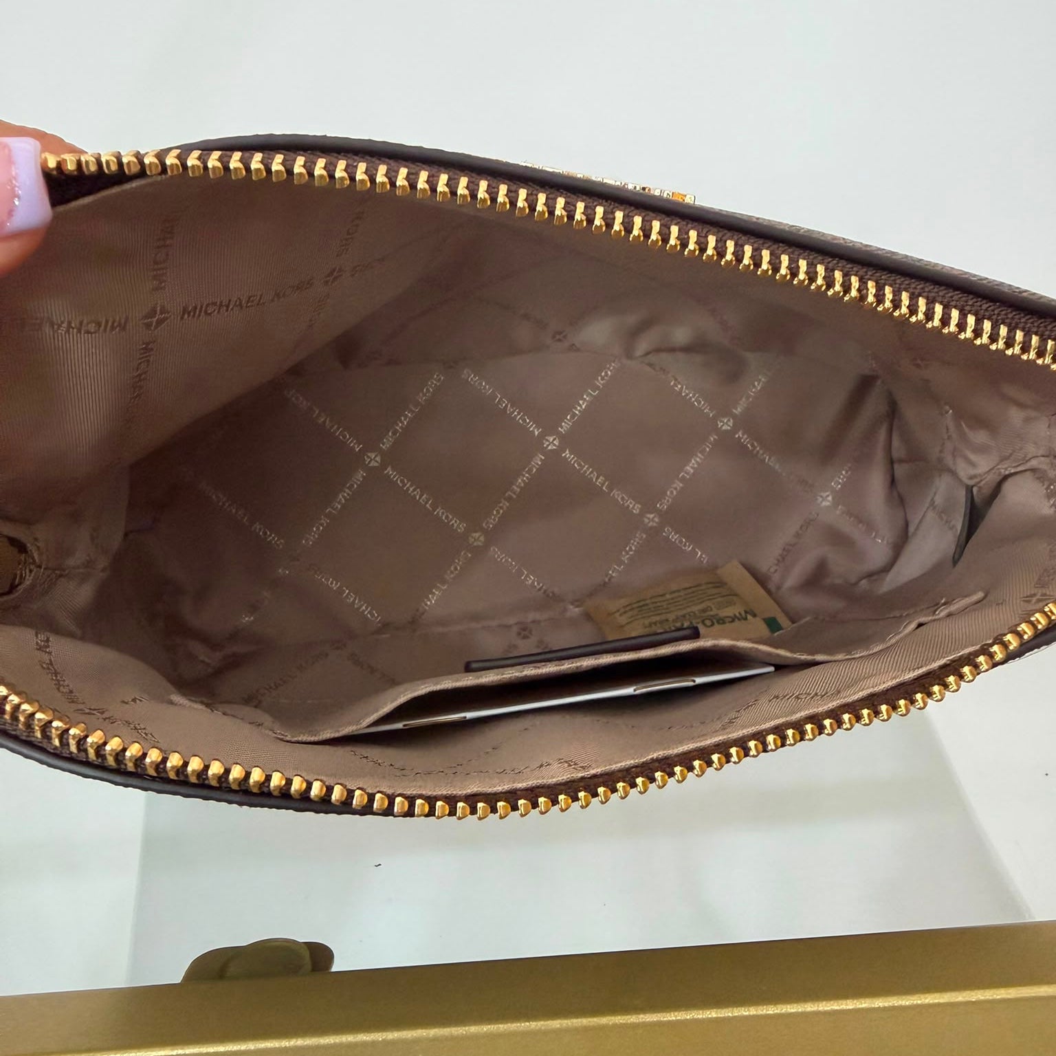 Michael Kors tracolla Mila Brown