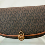 Michael Kors tracolla Mila Brown