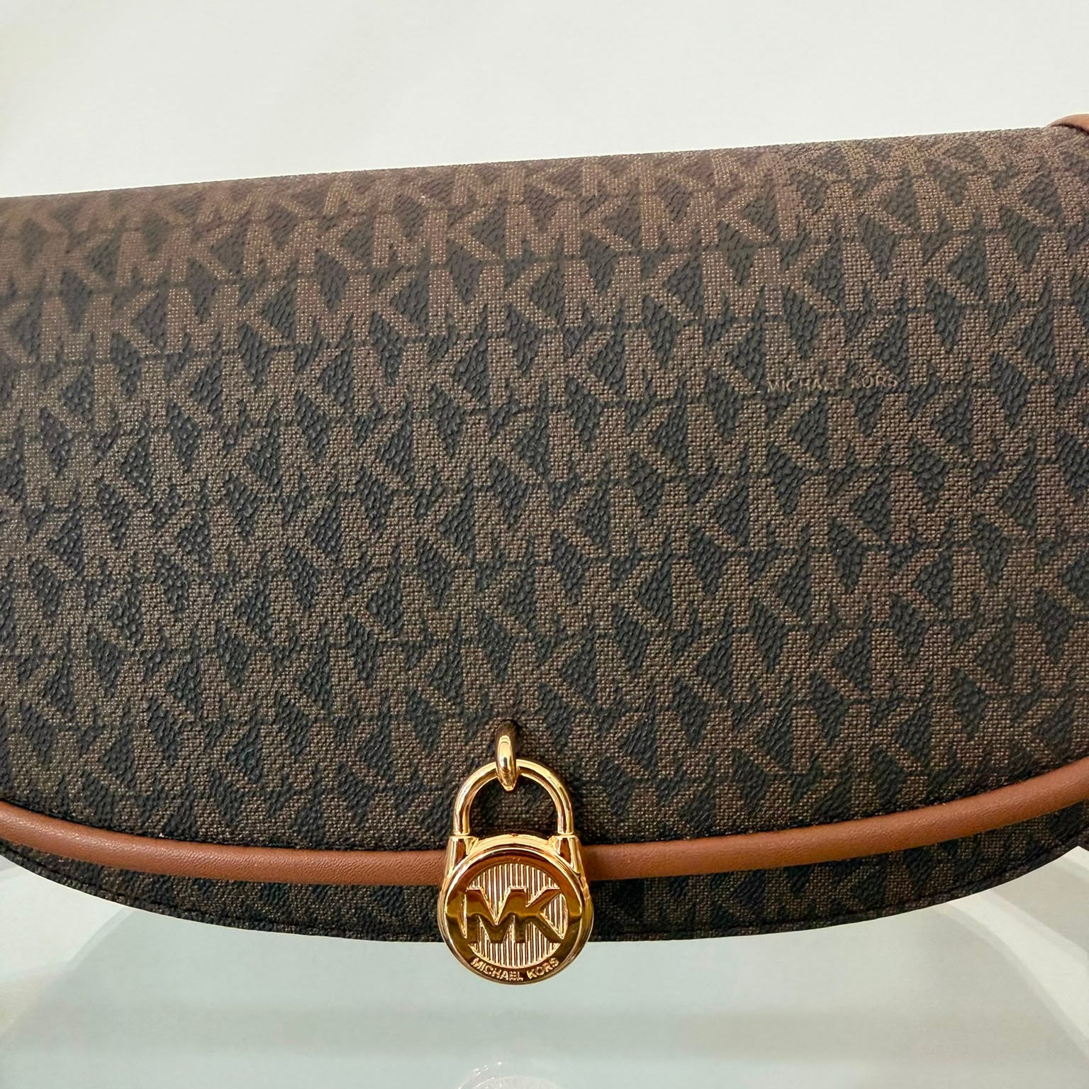 Michael Kors tracolla Mila Brown