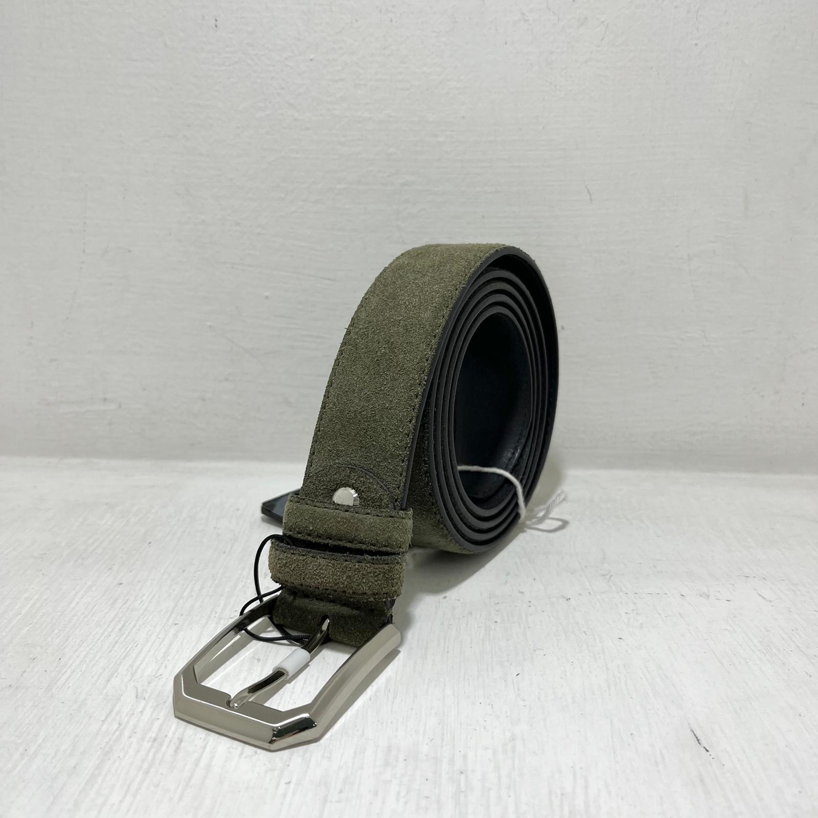 Cintura in suede - Militar Green