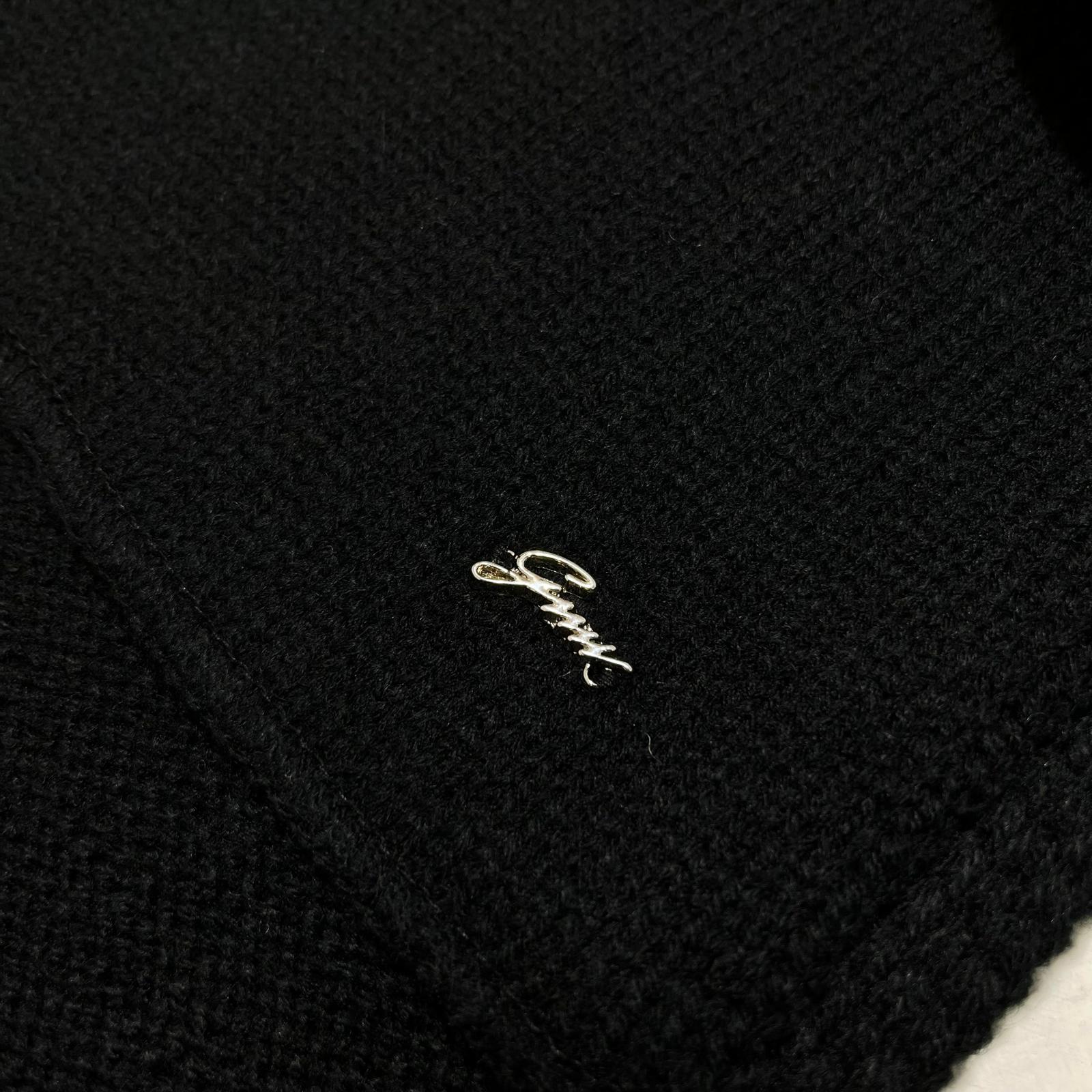 GianMarco Venturi - Set sciarpa e cappello Nero