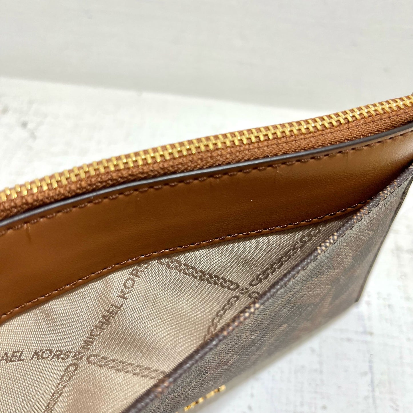 Michael Kors Empire Card Case LG - Brown/Lugga