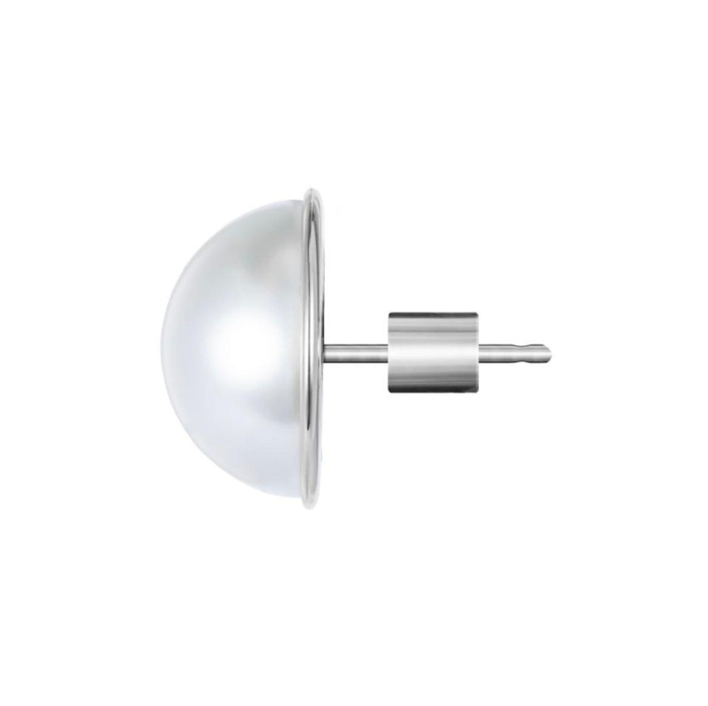 Orecchino lobo con perla 1,5 cm