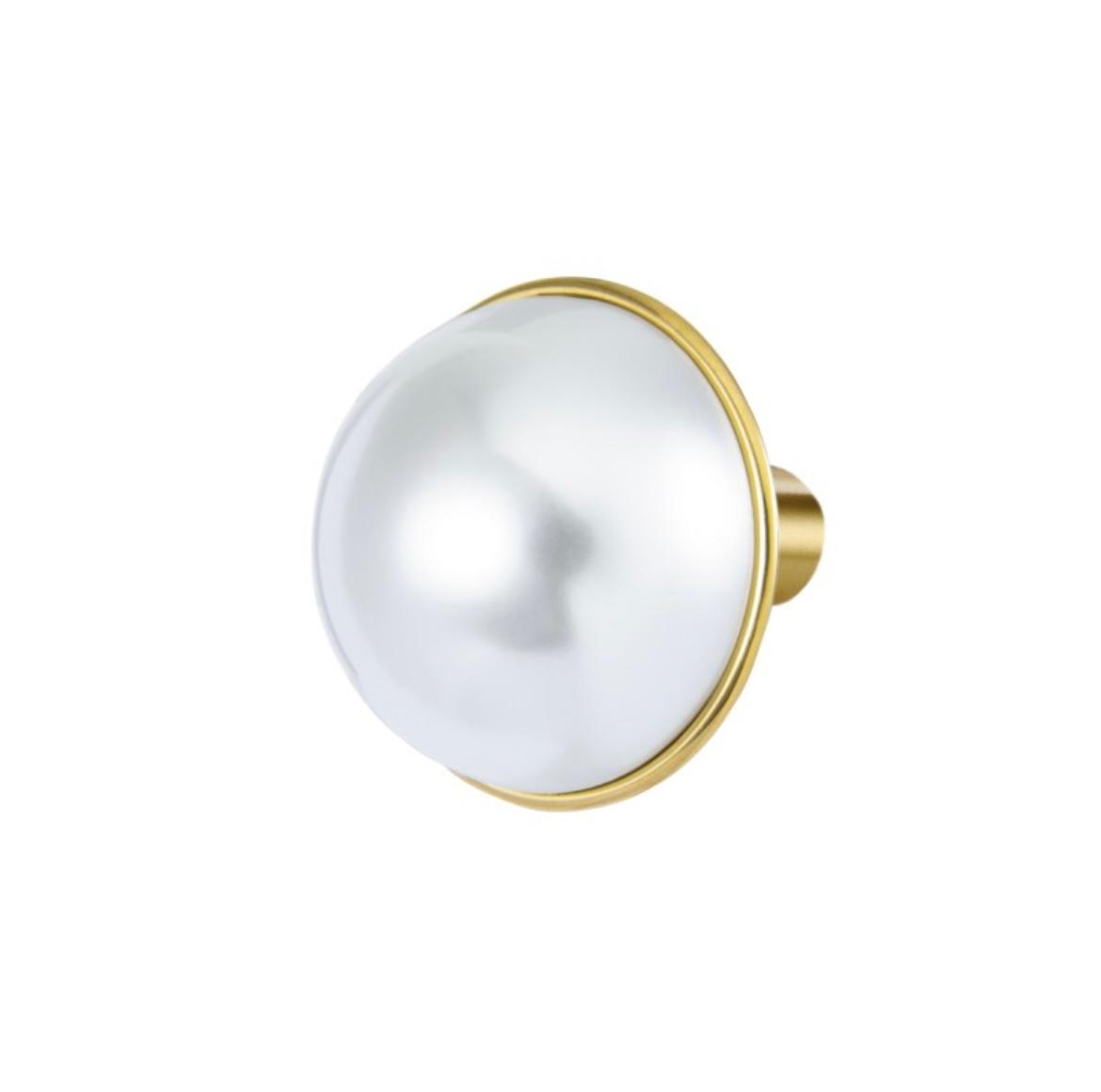 Orecchino lobo con perla 1,5 cm