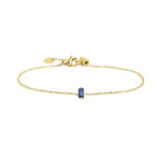 Bracciale con zircone baguette