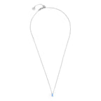 Collana con zircone baguette