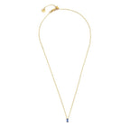 Collana con zircone baguette