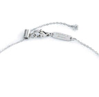 Collana catena cutting cross con zirconi centrali