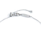 Collana catena cutting cross zircone centrale 7 mm